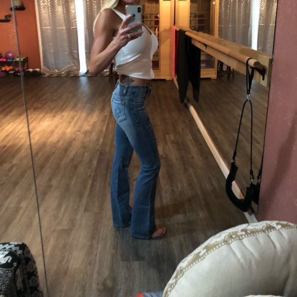 Silber KISS jeans size 1